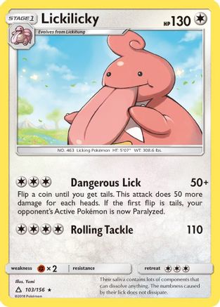 Lickilicky 103 SM Ultra Prism - Rare