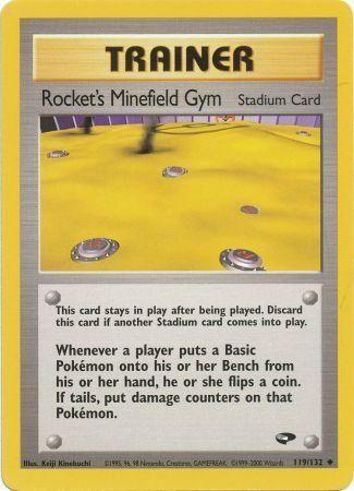 Rocket's Minefield Gym 119/132 - Unlimited Gym Challenge - Uncommon