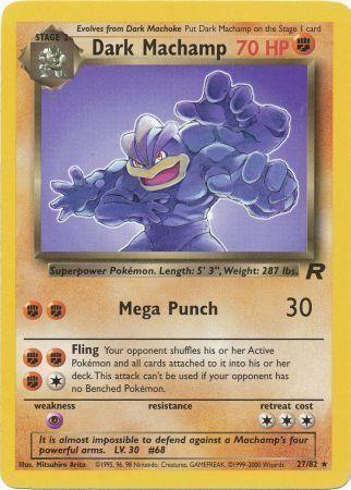 Dark Machamp (27) 027/82 - Unlimited Team Rocket - Rare