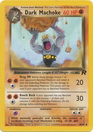 Dark Machoke 040/82 - Unlimited Team Rocket - Uncommon