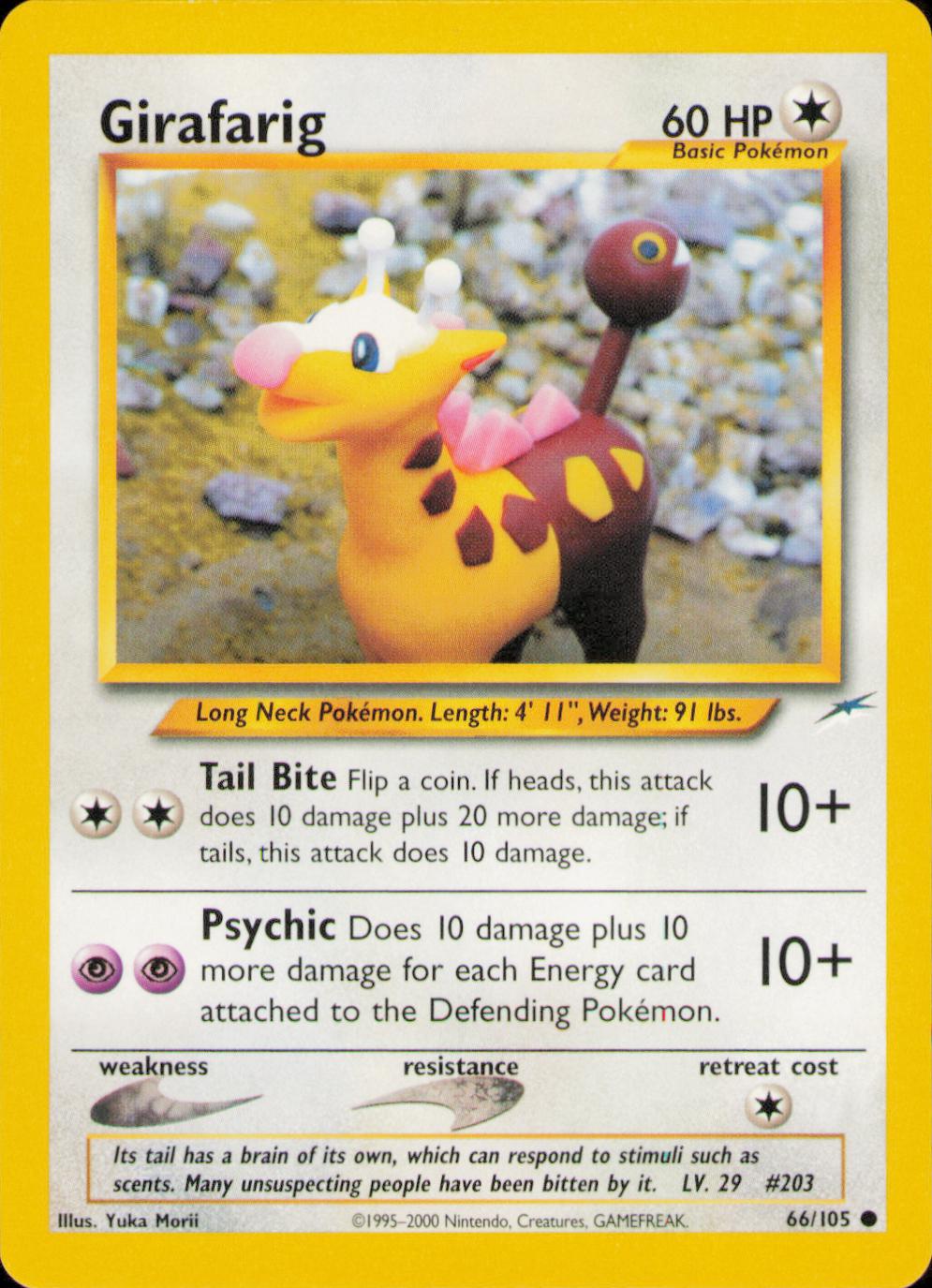 Girafarig 066/105 - Unlimited Neo Destiny - Common