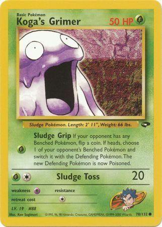 Koga's Grimer 078/132 - Unlimited Gym Challenge - Common