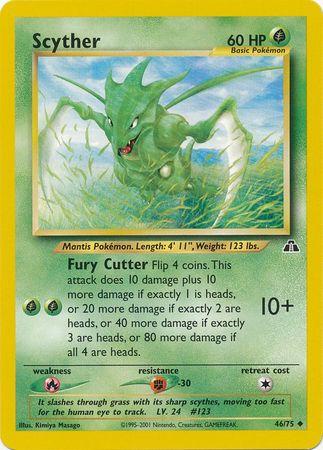 Scyther 046/75 - Unlimited Neo Discovery - Uncommon