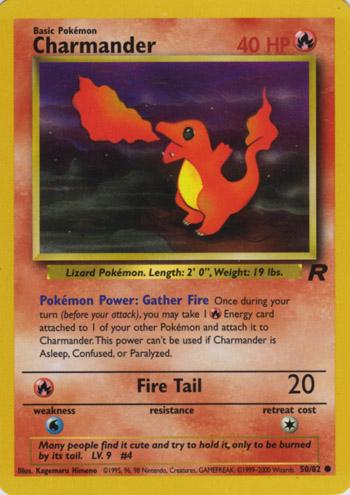 Charmander 050/82 - Unlimited Team Rocket - Common