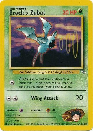 Brock's Zubat (24) 024/132 - Unlimited Gym Heroes - Rare