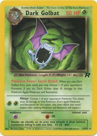 Dark Golbat (24) 024/82 - Unlimited Team Rocket - Rare
