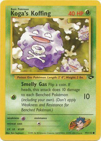 Koga's Koffing (79) 079/132 - Unlimited Gym Challenge - Common