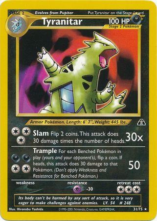 Tyranitar (31) 031/75 - Unlimited Neo Discovery - Rare