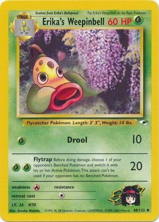 Erika's Weepinbell (48) 048/132 - Unlimited Gym Heroes - Uncommon