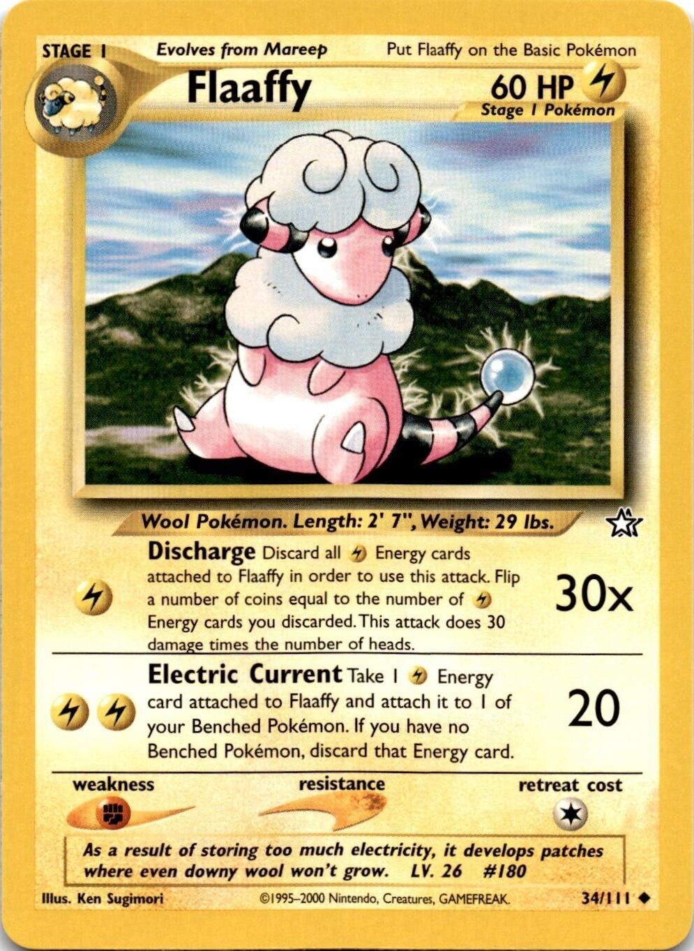 Flaaffy 034/111 - Unlimited Neo Genesis - Uncommon
