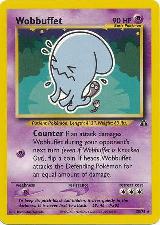 Wobbuffet (35) 035/75 - Unlimited Neo Discovery - Rare