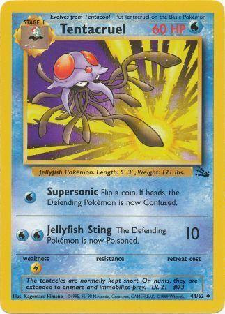 Tentacruel 044/62 - Unlimited Fossil - Uncommon