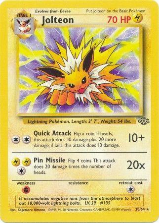 Jolteon (20) 020/64 - Unlimited Jungle - Rare