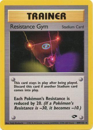 Resistance Gym 109/132 - Unlimited Gym Challenge - Rare
