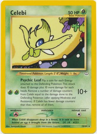 Celebi (16) 016/64 - Unlimited Neo Revelation - Rare