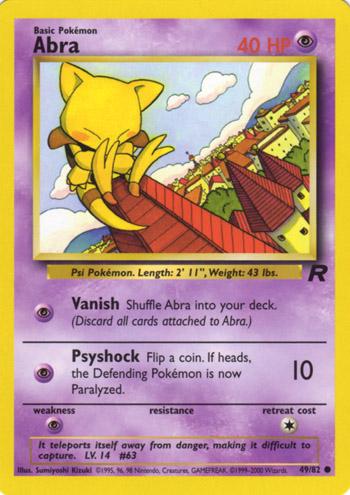 Abra 049/82 - Unlimited Team Rocket - Common