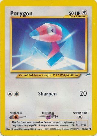 Porygon 078/105 - Unlimited Neo Destiny - Common