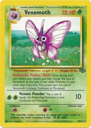 Venomoth (29) 029/64 - Unlimited Jungle - Rare