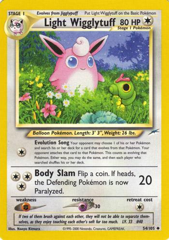 Light Wigglytuff 054/105 - Unlimited Neo Destiny - Uncommon