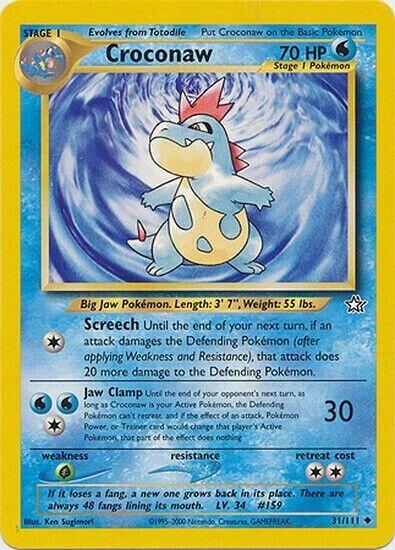 Croconaw (31) 031/111 - Unlimited Neo Genesis - Uncommon