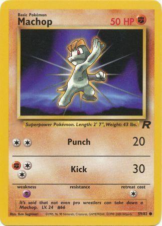 Machop 059/82 - Unlimited Team Rocket - Common