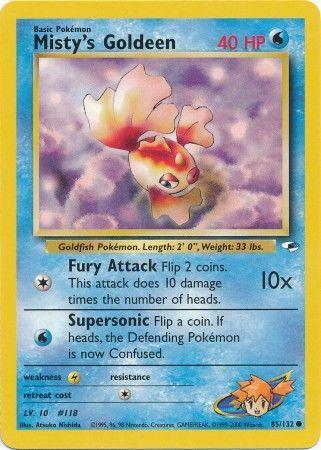 Misty's Goldeen (85) 085/132 - Unlimited Gym Heroes - Common
