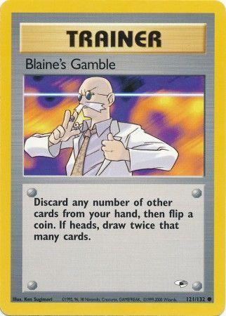 Blaine's Gamble 121/132 - Unlimited Gym Heroes - Common