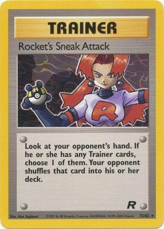 Rocket's Sneak Attack (72) 072/82 - Unlimited Team Rocket - Rare