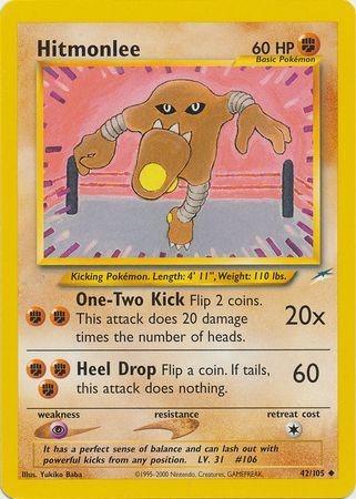 Hitmonlee 042/105 - Unlimited Neo Destiny - Uncommon