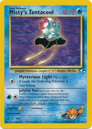 Misty's Tentacool (32) 032/132 - Unlimited Gym Heroes - Rare
