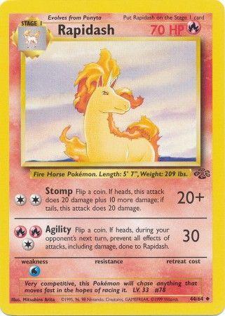 Rapidash 044/64 - Unlimited Jungle - Uncommon