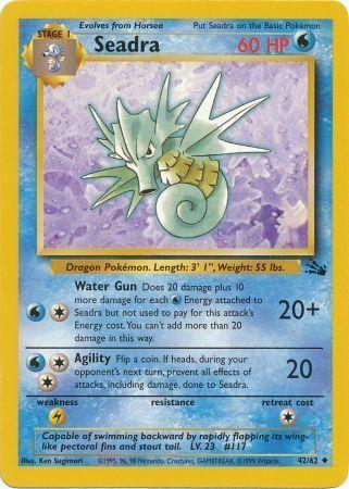 Seadra 042/62 - Unlimited Fossil - Uncommon