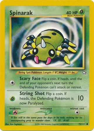 Spinarak 075/111 - Unlimited Neo Genesis - Common