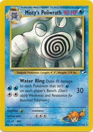 Misty's Poliwrath 031/132 - Unlimited Gym Heroes - Rare