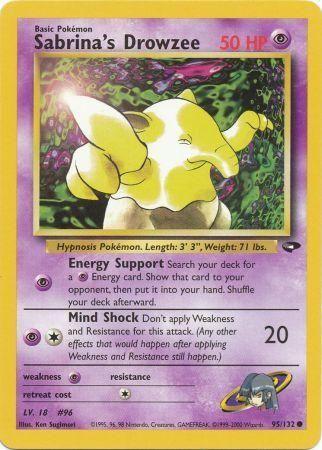 Sabrina's Drowzee 095/132 - Unlimited Gym Challenge - Common