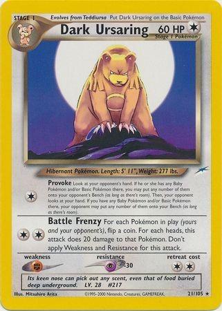 Dark Ursaring 021/105 - Unlimited Neo Destiny - Rare