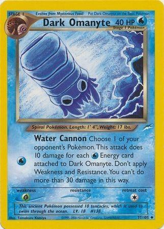 Dark Omanyte 037/105 - Unlimited Neo Destiny - Uncommon