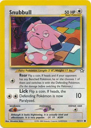 Snubbull 074/111 - Unlimited Neo Genesis - Common