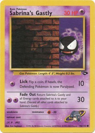 Sabrina's Gastly (96) 096/132 - Unlimited Gym Challenge - Common
