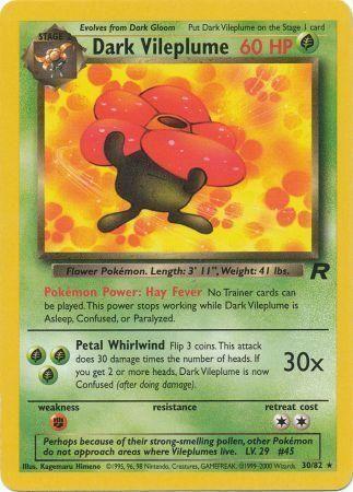 Dark Vileplume (30) 030/82 - Unlimited Team Rocket - Rare