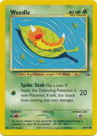 Weedle 070/75 - Unlimited Neo Discovery - Common