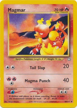 Magmar 040/111 - Unlimited Neo Genesis - Uncommon