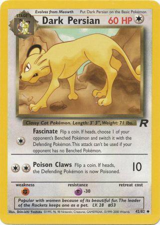 Dark Persian 042/82 - Unlimited Team Rocket - Uncommon