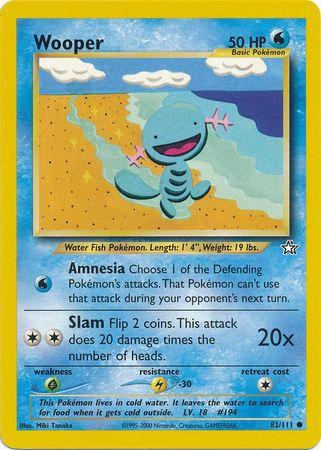 Wooper 082/111 - Unlimited Neo Genesis - Common