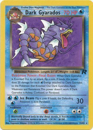 Dark Gyarados (25) 025/82 - Unlimited Team Rocket - Rare