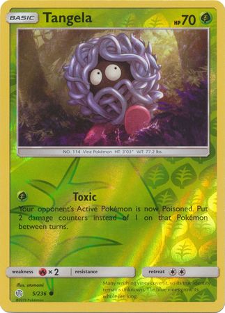 Tangela - 5/236 - Common - Reverse Holofoil