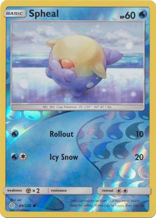 Spheal - 49/236 - Common - Reverse Holofoil