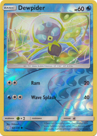 Dewpider - 64/236 - Common - Reverse Holofoil
