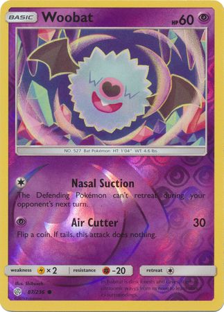 Woobat - 87/236 - Common - Reverse Holofoil
