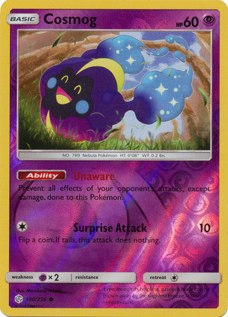 Cosmog - 100/236 - Common - Reverse Holofoil